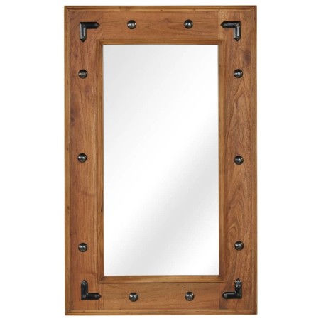 Miroir Bois d'acacia massif 50 x 80 cm