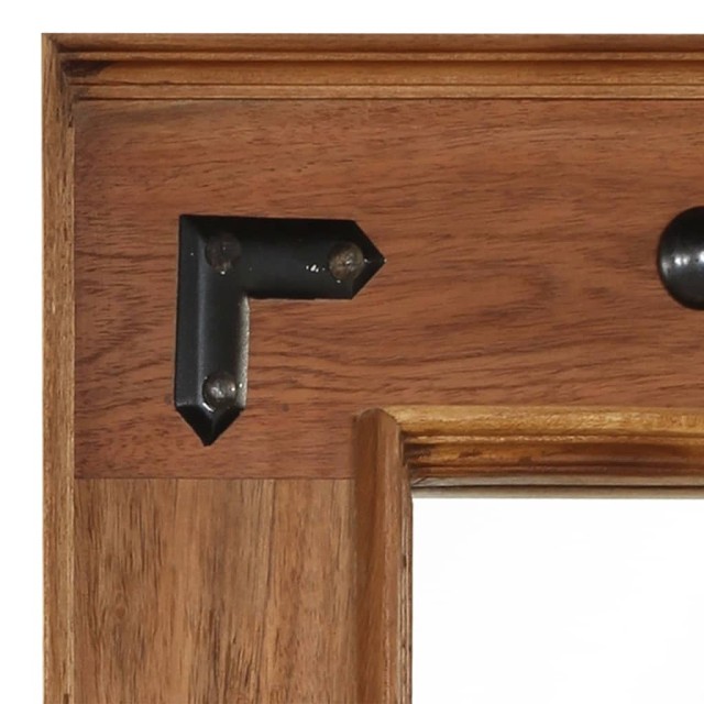 Miroir Bois d'acacia massif 50 x 80 cm
