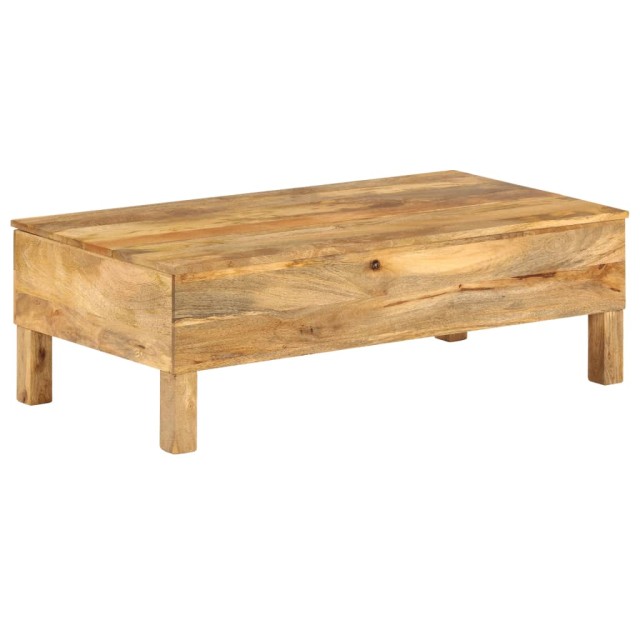 Table basse Bois de manguier massif 110x55x35 cm