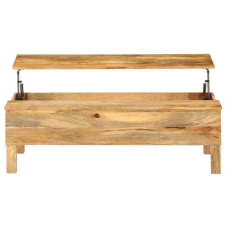 Table basse Bois de manguier massif 110x55x35 cm