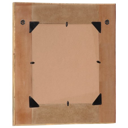 Miroir mural Bois de récupération massif 60 x 60 cm