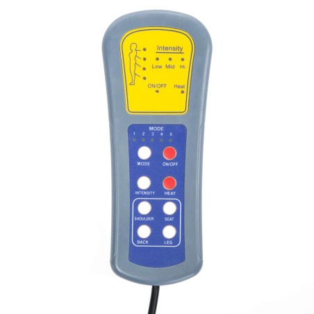 Fauteuil à bascule de massage Crème Similicuir