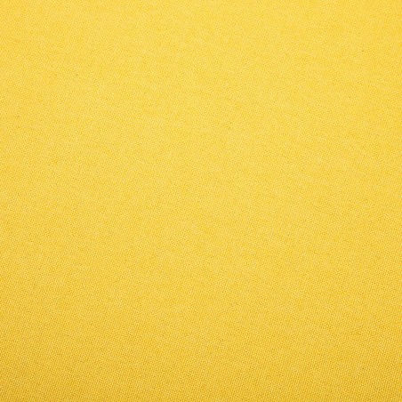 Fauteuil sans accoudoirs jaune tissu