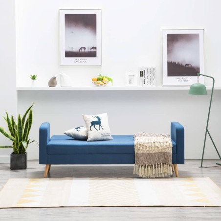 Canapé Tissu Bleu