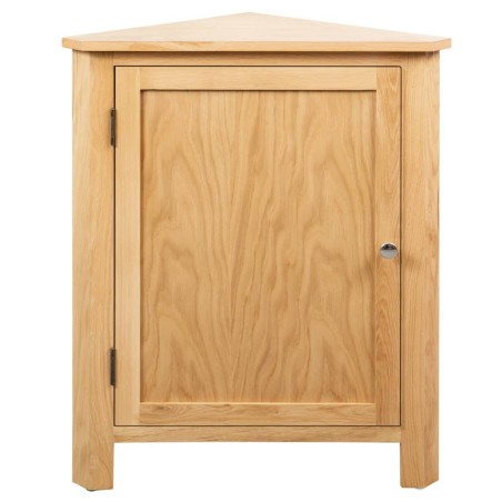 Armoire d'angle 59 x 45 x 80 cm Bois de chêne massif
