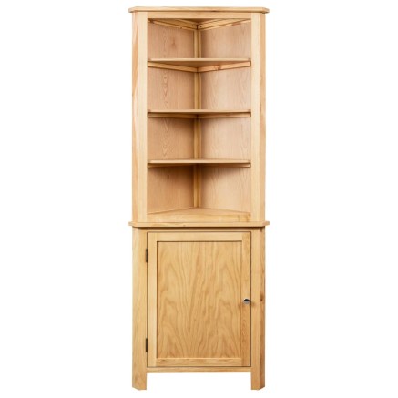 Armoire d'angle 59x36x180 cm Bois de chêne massif 2