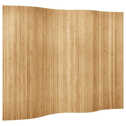 Cloison de séparation Bambou 250 x 165 cm Naturel 2
