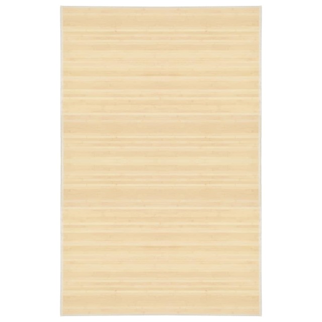 Tapis en bambou 100x160 cm Naturel