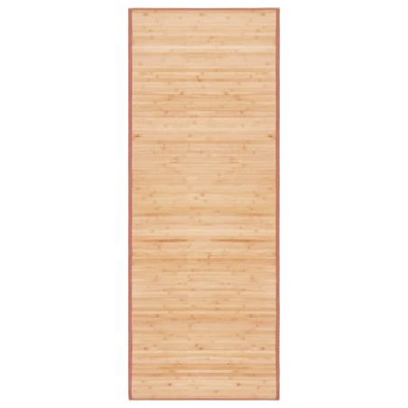 Tapis en bambou 80x200 cm Marron