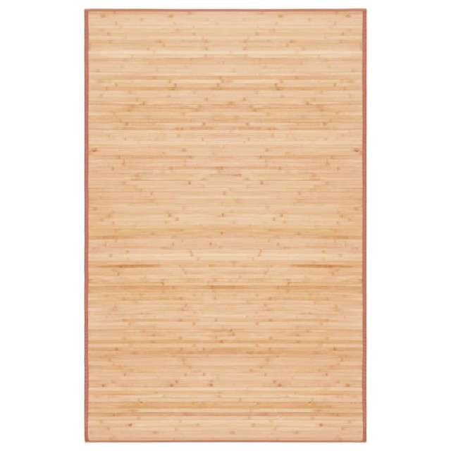 Tapis en bambou 100x160 cm Marron