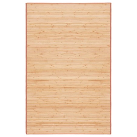 Tapis en bambou 100x160 cm Marron