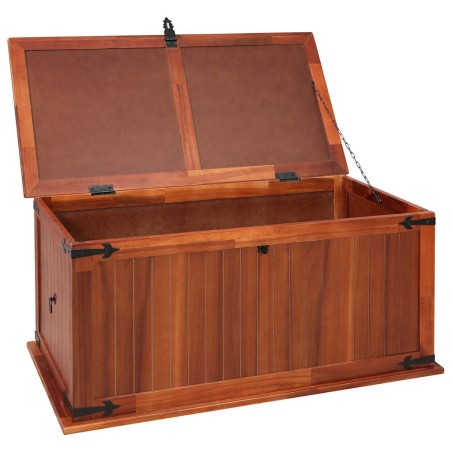 Coffre de rangement 79x34x32 cm Bois d'acacia solide