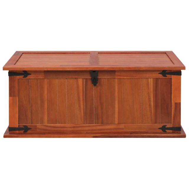 Coffre de rangement 90x45x40 cm Bois d'acacia solide