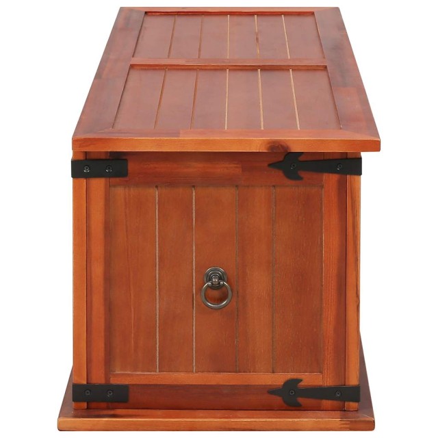 Coffre de rangement 90x45x40 cm Bois d'acacia solide