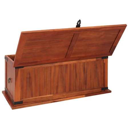 Coffre de rangement 90x45x40 cm Bois d'acacia solide