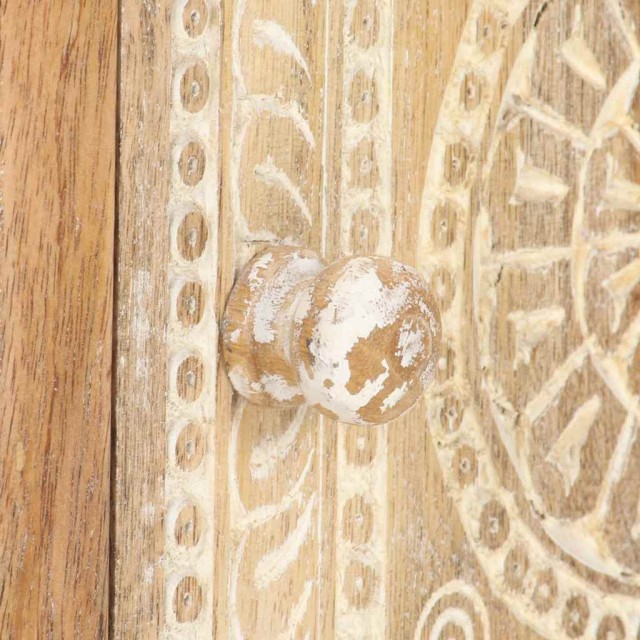 Table basse 90x50x35 cm Bois solide de manguier