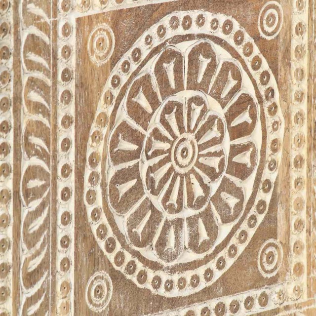 Table basse 90x50x35 cm Bois solide de manguier