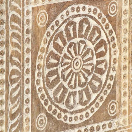 Table basse 90x50x35 cm Bois solide de manguier