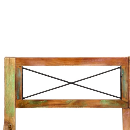 Cadre de lit Bois de récupération massif 140 x 200 cm