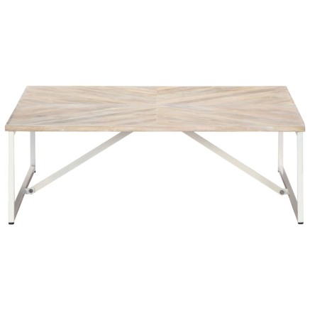 Table basse 110x110x36 cm Bois de manguier solide 2