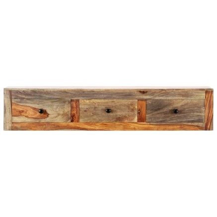 Table console murale 100x25x20 cm Bois massif 2