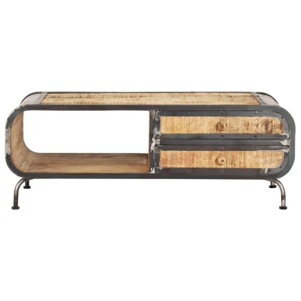 Table basse 100x50x35 cm Bois de manguier massif 2