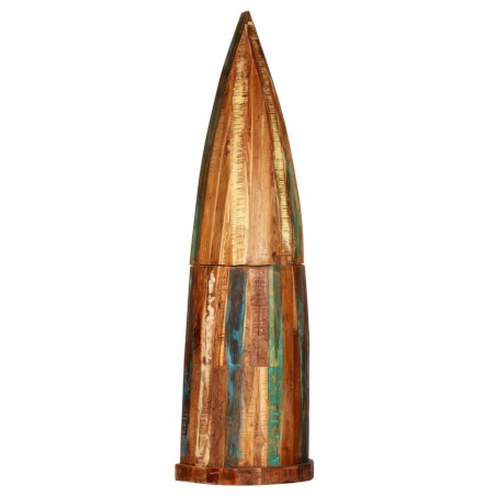 Casier à bouteilles 50 x 40 x 180 cm Bois de manguier massif