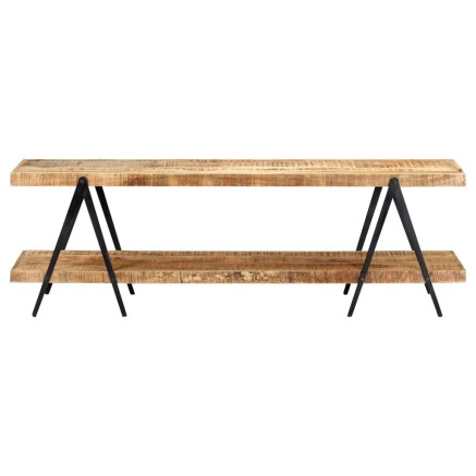 Meuble TV 160x40x50 cm Bois solide de manguier 2