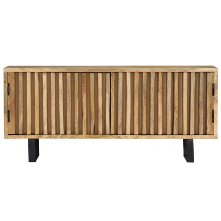 Meuble TV 90x30x40 cm Bois de manguier massif 2