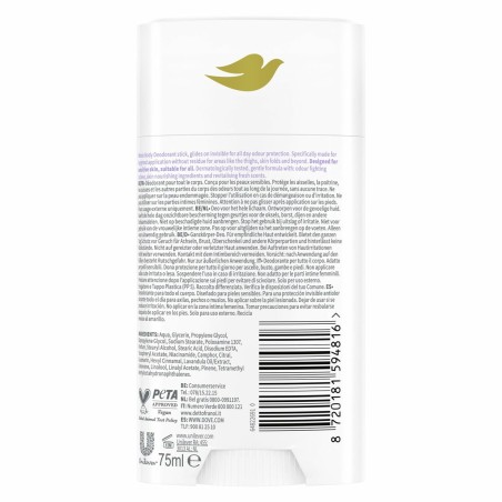 Déodorant en stick Dove LAVANDA & CAMOMILA 75 ml