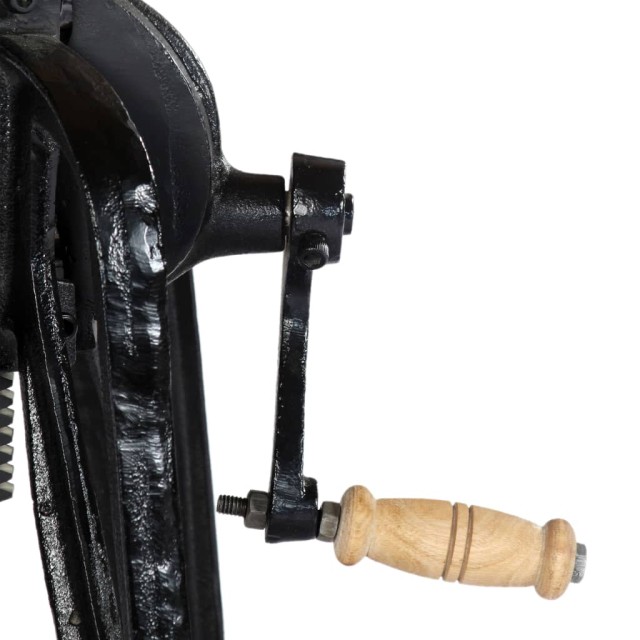 Table d'appoint 60x(46-63) cm Bois de manguier massif et fonte