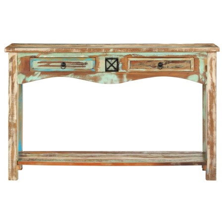 Table console 120x40x75 cm Bois solide de récupération