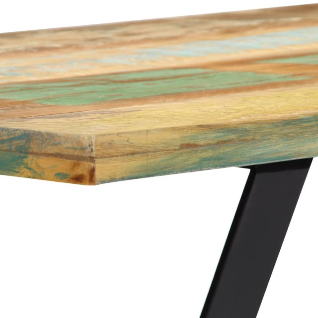 Banc 110 cm Bois de récupération massif