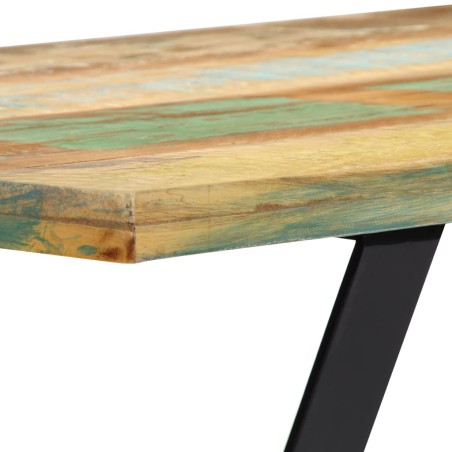Banc 110 cm Bois de récupération massif