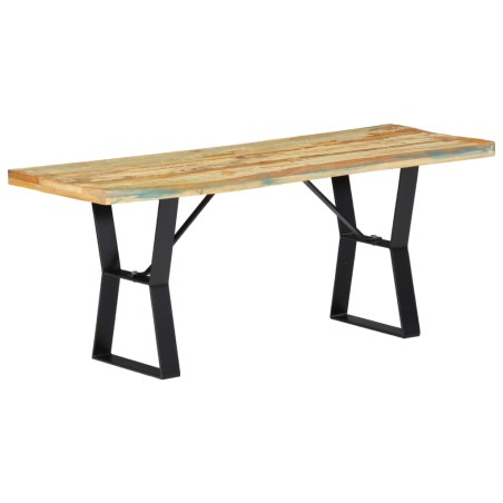 Banc 110 cm Bois de récupération massif