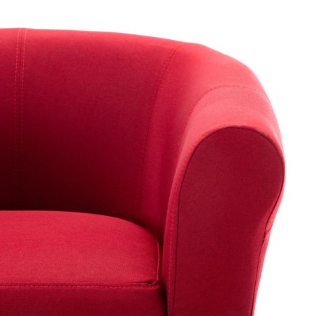 Fauteuil Rouge bordeaux Tissu