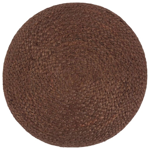 Pouf fait à la main Marron 40 x 45 cm Jute