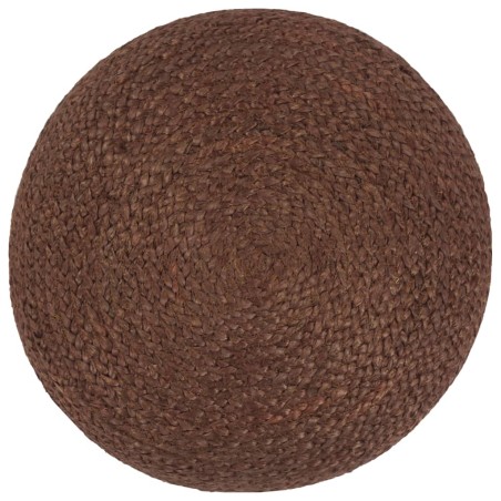 Pouf fait à la main Marron 40 x 45 cm Jute