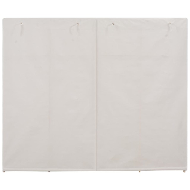 Garde-robe Blanc 200 x 40 x 170 cm Tissu