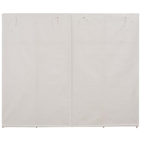 Garde-robe Blanc 200 x 40 x 170 cm Tissu