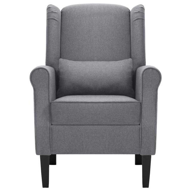 Fauteuil gris foncé tissu