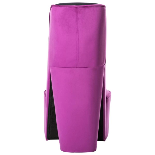 Chaise en forme de chaussure à talon haut Violet Velours