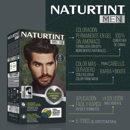 Permanent Dye Naturtint NATURTINT MEN Nº 4n-Castano Natural