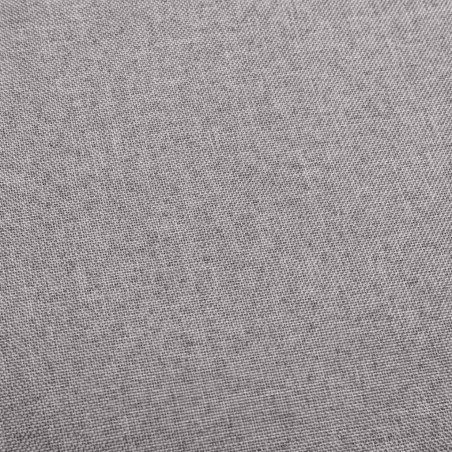 Tabourets de bar lot de 2 gris clair tissu