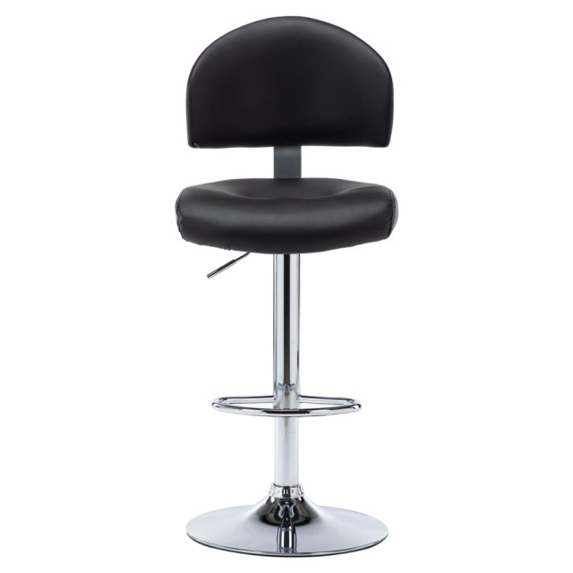 Tabouret de bar Noir Similicuir
