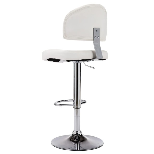 Tabouret de bar Blanc Similicuir