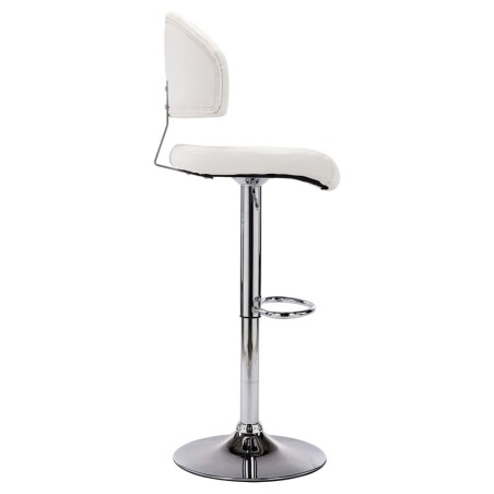 Tabouret de bar Blanc Similicuir