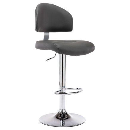 Tabouret de bar Gris Similicuir