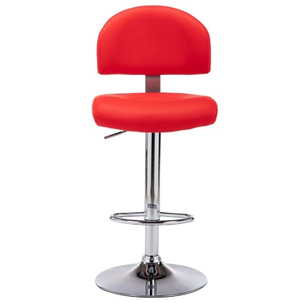 Tabouret de bar Rouge Similicuir 2