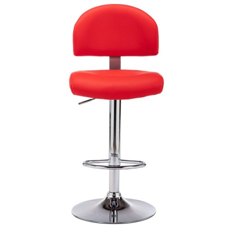 Tabouret de bar Rouge Similicuir